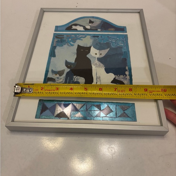Rosina Wachtmeister Cats Kittens Modern Abstract Art framed - Picture 9 of 9